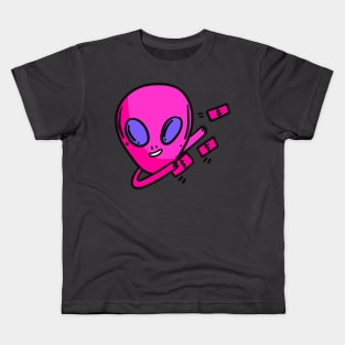 Confident Alien Space Aliens Are Real Kids T-Shirt